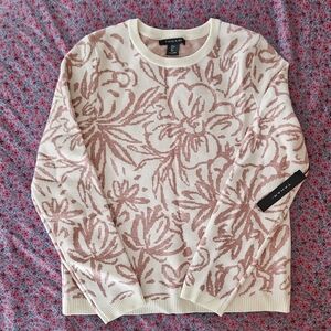 New Soft Floral Sweater